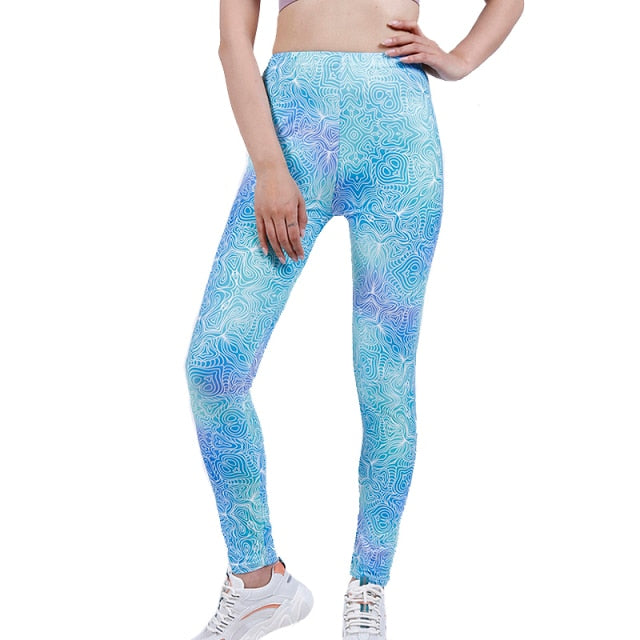 CUHAKCI Women Camouflage Leggings Fitness Military Army Green Leggings Workout Pants Sporter Skinny Adventure Leggins
