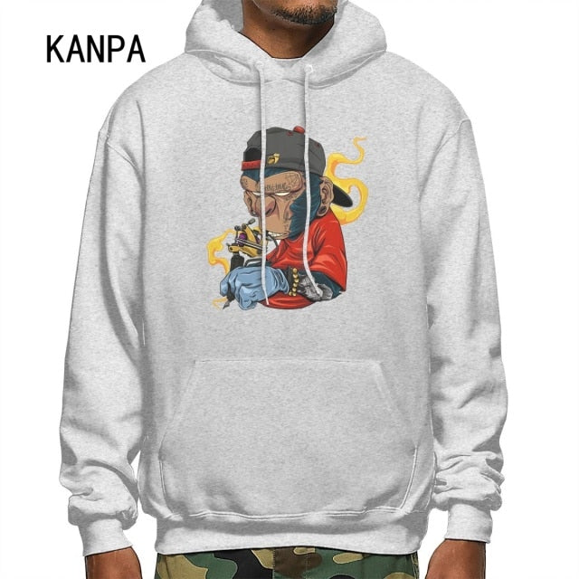 Hoodie Men's 3D Print Hoodie Japanese Anime One Piece Harajuku Funny Oversized Sweatshirt Top Monkey White clothing 3xl