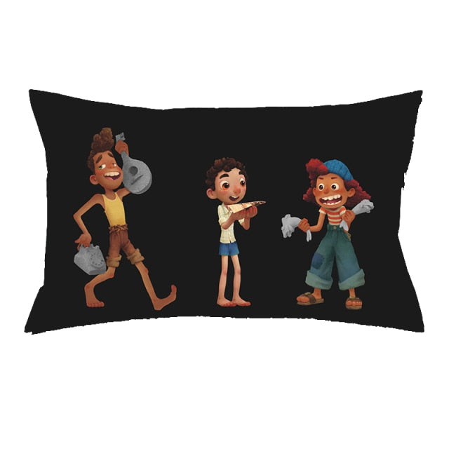 Disney Pixar Luca Cushion Cover Pillowcase Print Pillow Case Decor Sofa Throw Pillows Room Pillow Cover Decorative Wholesale