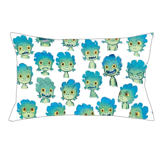 Disney Pixar Luca Cushion Cover Pillowcase Print Pillow Case Decor Sofa Throw Pillows Room Pillow Cover Decorative Wholesale