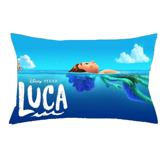Disney Pixar Luca Cushion Cover Pillowcase Print Pillow Case Decor Sofa Throw Pillows Room Pillow Cover Decorative Wholesale