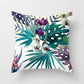 Tropical Plants Cushion Cover Polyester Green Leaves Decorative Pillowcase Tropical Plant Throw Pillow Case Home Cushion Cover
