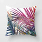 Tropical Plants Cushion Cover Polyester Green Leaves Decorative Pillowcase Tropical Plant Throw Pillow Case Home Cushion Cover
