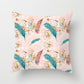 Feather Printing Pink Throw Pillow  Cases Sofa Cushion Cover Bed Pillowcase Decoration Fashion Pillowcase  Home Decor 45*45cm
