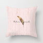 Feather Printing Pink Throw Pillow  Cases Sofa Cushion Cover Bed Pillowcase Decoration Fashion Pillowcase  Home Decor 45*45cm