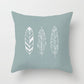 Feather Printing Pink Throw Pillow  Cases Sofa Cushion Cover Bed Pillowcase Decoration Fashion Pillowcase  Home Decor 45*45cm