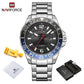 NAVIFORCE Luxury Brand Male Calendar Quartz Watch for Men Business Watches Luminous Military Waterproof Clock Relogio Masculino