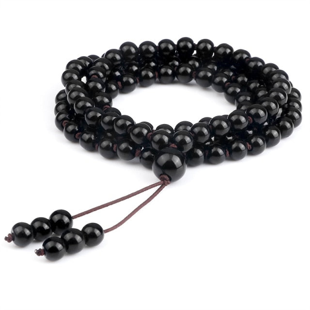 9Style 108 Mala Beads Bracelets For Women Men Buddha Natural Tiger Eye Matte Lava Stone Charm Necklace Fashion Bracelet Jewelry